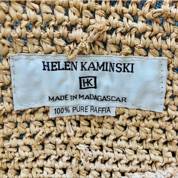 Helen Kaminski Raffia Bag EUC - Picture 6 of 9